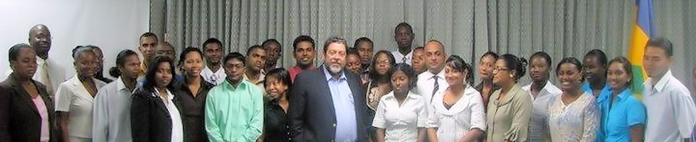 Guyana Students engaging the CSME (meeting with  PM Dr. Ralph Gonsalves)